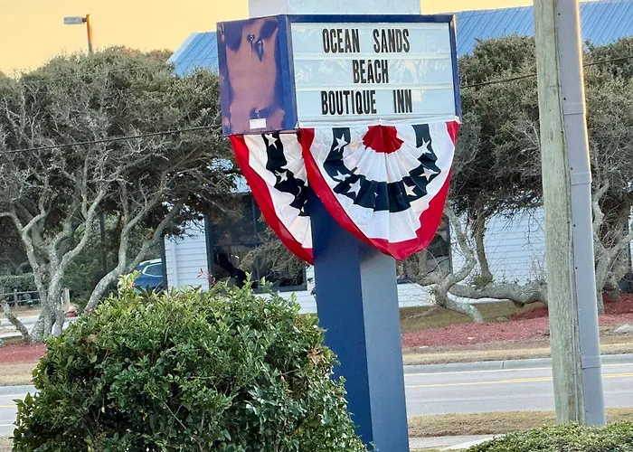 New 2025-Ocean Sands Beach Boutique Inn -Sauna And Saltwater-Mineral Pool Until 4Am-Free Beach Bikes And Golf Carts For Famous Beach-50 Item Breakfast Buffet -Pm Cookies And Popcorn -Ultra Sparkling Certified-Free Laundry -4 Grand Black Beds In All R